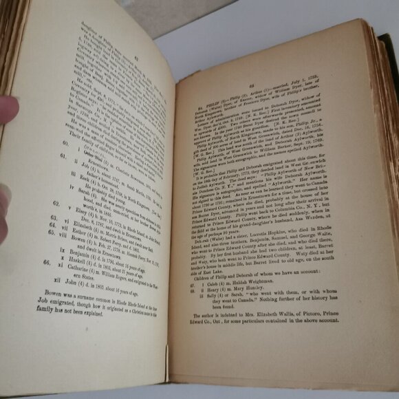 1887 Arthur Aylsworth Descendants in America Book CONDITION Genealogy Family - Picture 11 of 11